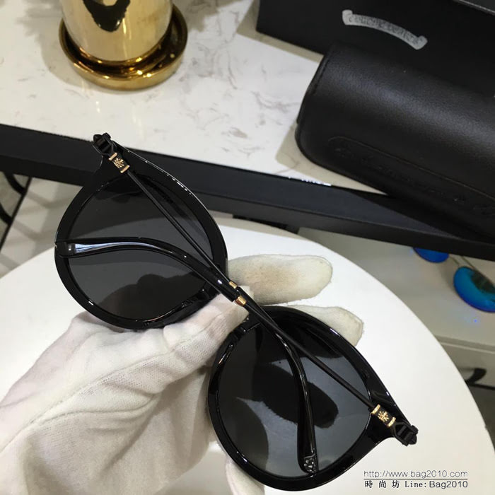 CHROME HEARTS 克羅心 官方同款 新款大框偏光墨鏡 寶麗來超清偏光太陽鏡 328  lly1558
